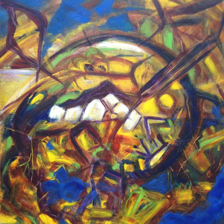 Original Abstract Expressionism Abstract Paintings by Rosemary Lawrey