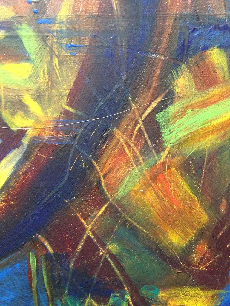 Original Abstract Painting by Rosemary Lawrey