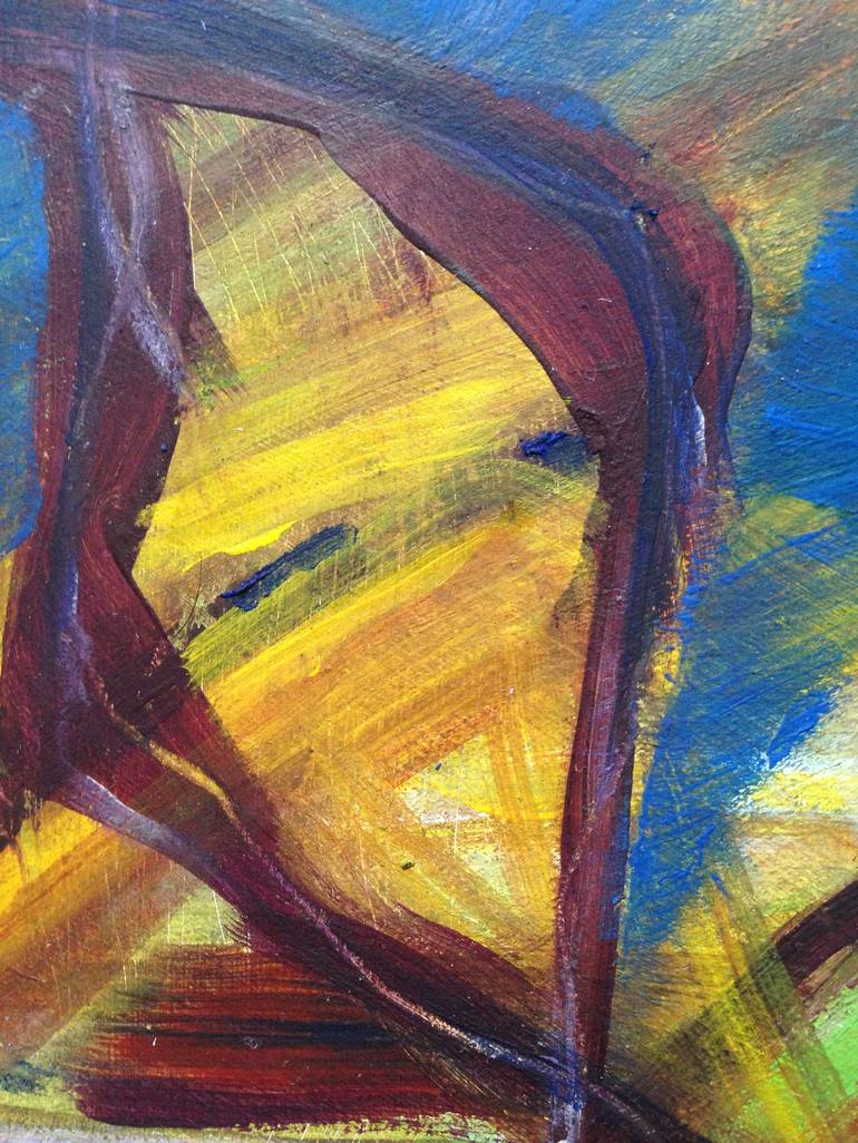 Original Abstract Expressionism Abstract Painting by Rosemary Lawrey