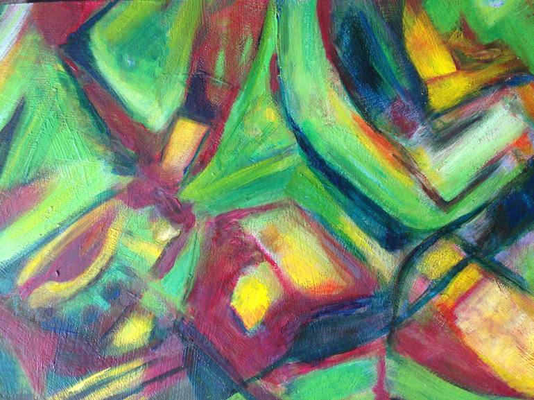 Original Abstract Expressionism Abstract Painting by Rosemary Lawrey