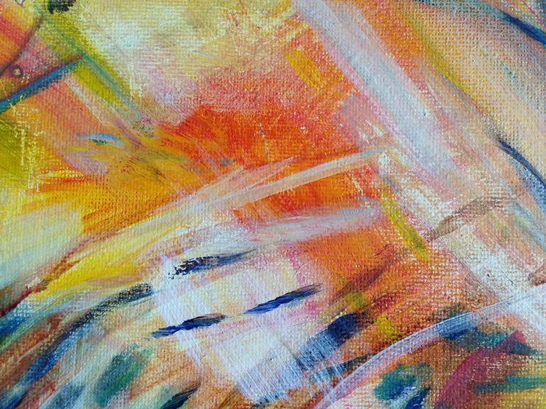 Original Abstract Expressionism Abstract Painting by Rosemary Lawrey