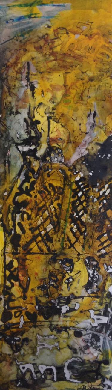 Original Abstract Expressionism Abstract Drawings by Rosemary Lawrey