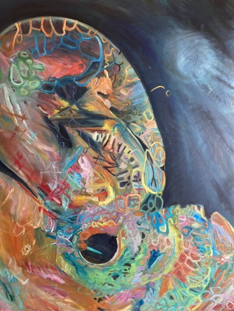Original Abstract Expressionism Abstract Paintings by Rosemary Lawrey