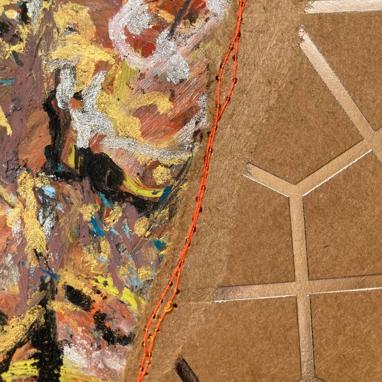 Original Abstract Expressionism Abstract Painting by Rosemary Lawrey