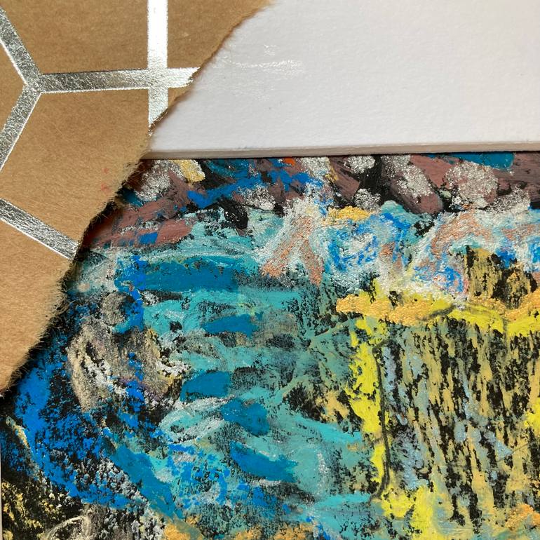 Original Abstract Expressionism Abstract Painting by Rosemary Lawrey