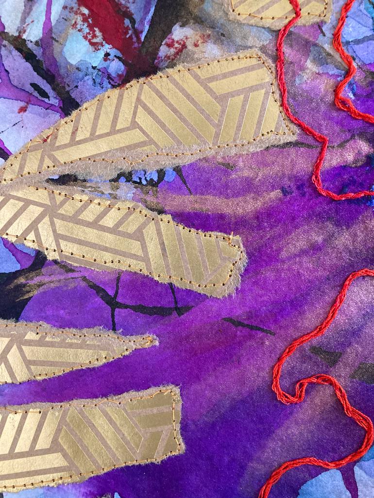 Original Abstract Expressionism Abstract Painting by Rosemary Lawrey