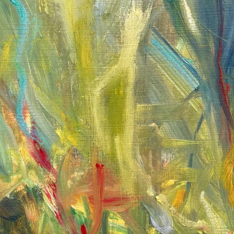 Original Abstract Expressionism Abstract Painting by Rosemary Lawrey