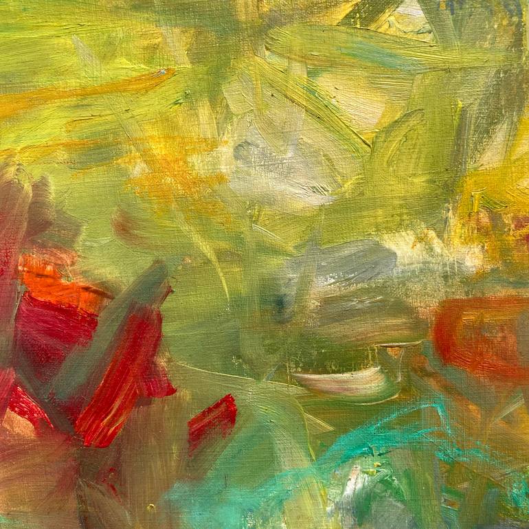 Original Abstract Expressionism Abstract Painting by Rosemary Lawrey