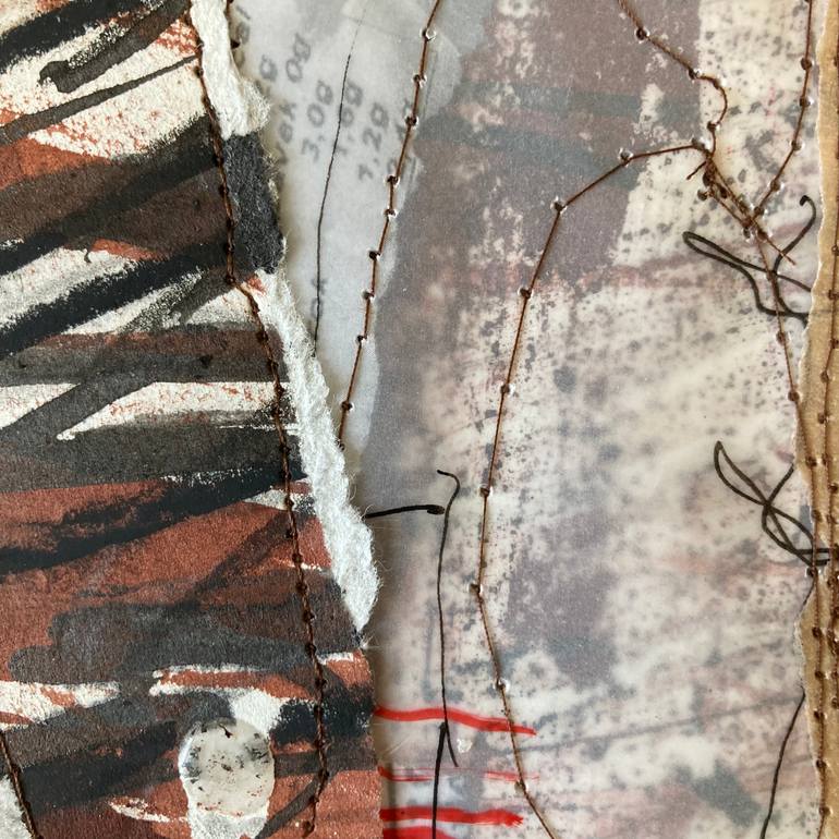 Original Abstract Expressionism Abstract Drawing by Rosemary Lawrey