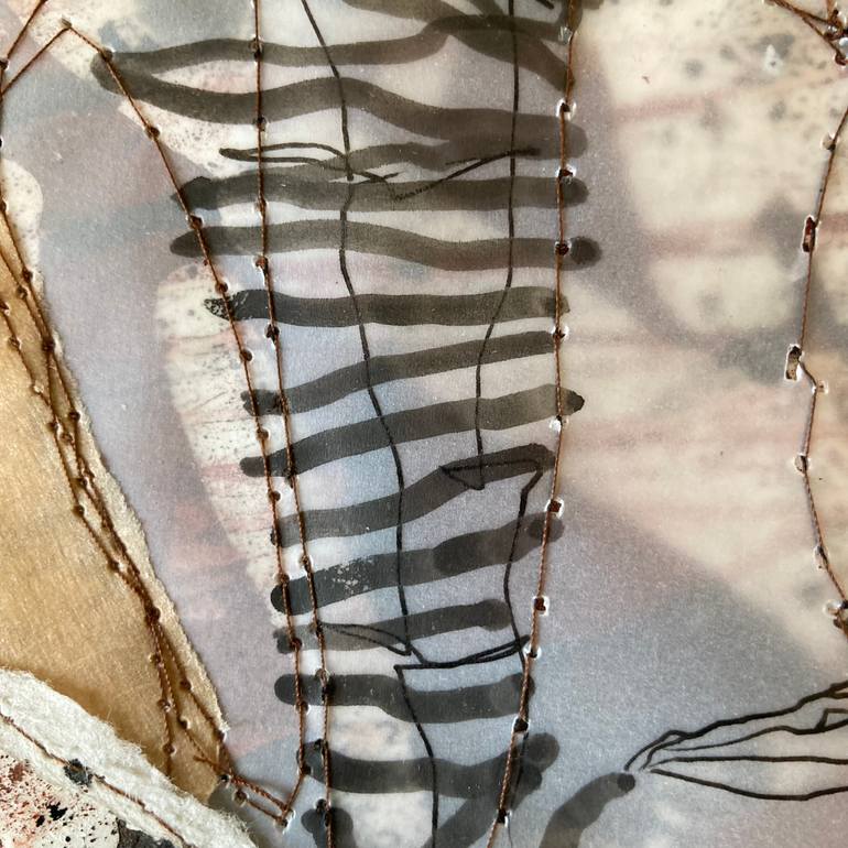 Original Abstract Expressionism Abstract Drawing by Rosemary Lawrey