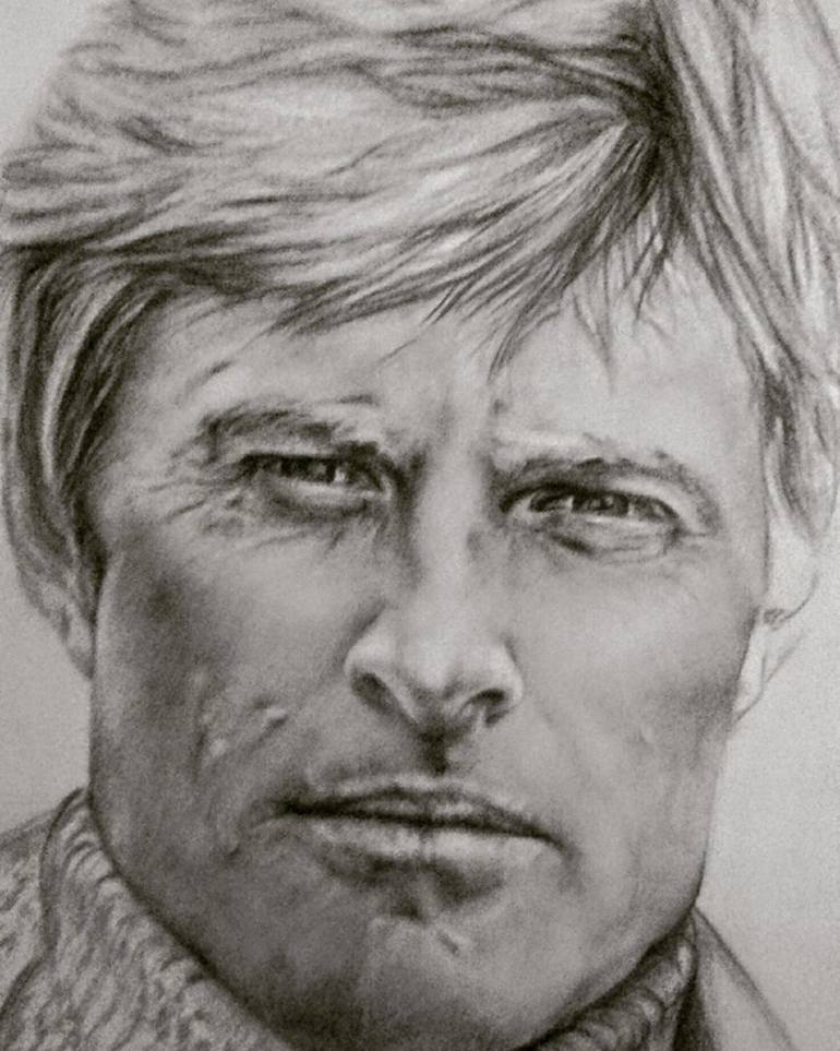 Robert Redford Drawing by Monica De Bellis | Saatchi Art