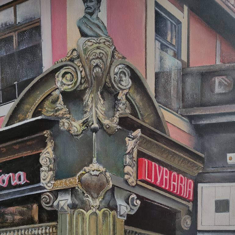 Original Figurative Architecture Painting by Tomas Castano