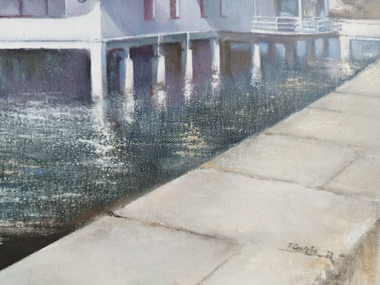 Original Contemporary Seascape Painting by Tomas Castano