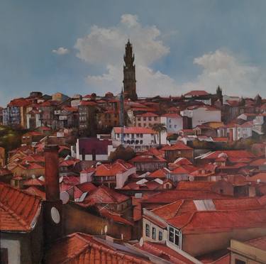 Original Cities Paintings by Tomas Castano