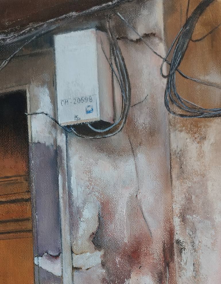 Original Impressionism Architecture Painting by Tomas Castano