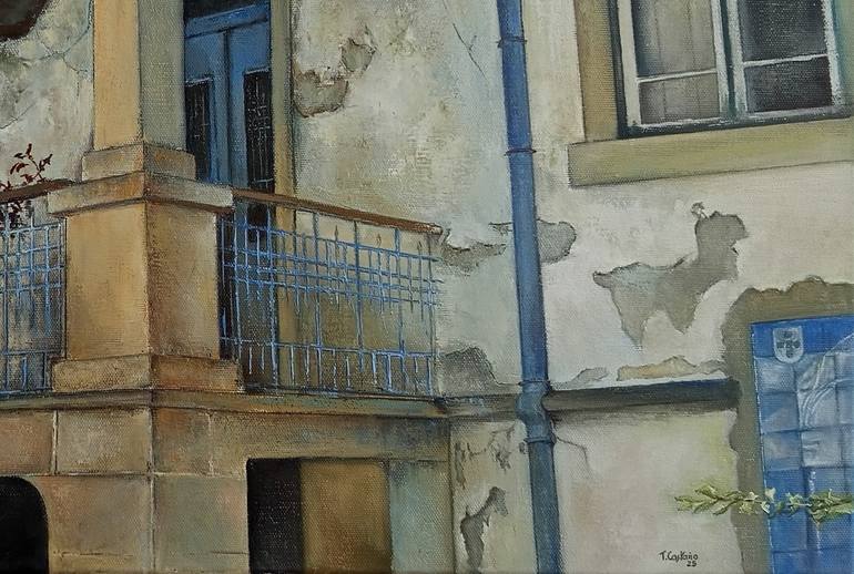 Original Photorealism Architecture Painting by Tomas Castano