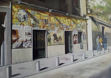Original Figurative Architecture Paintings by Tomas Castano