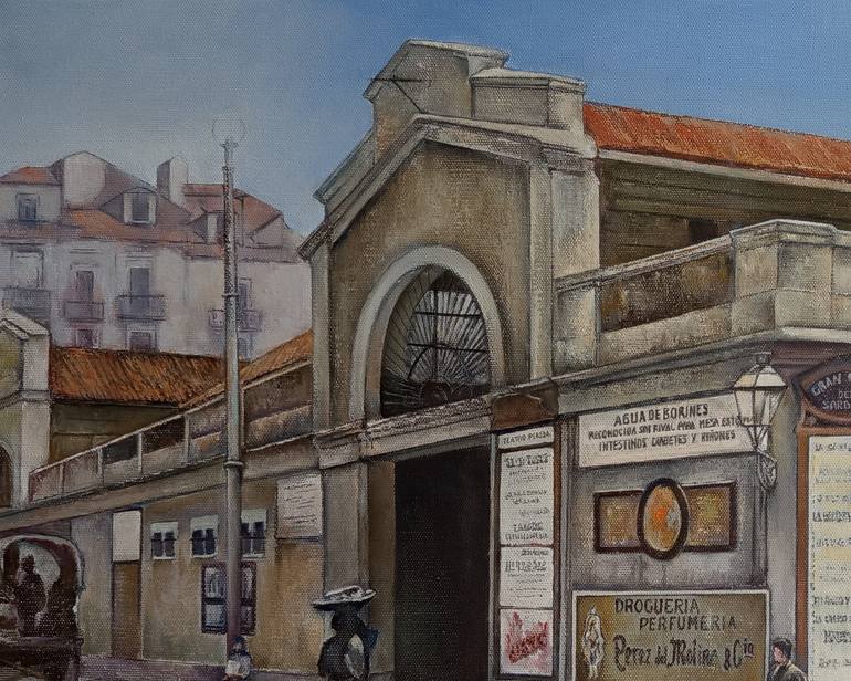 Original Figurative Architecture Painting by Tomas Castano