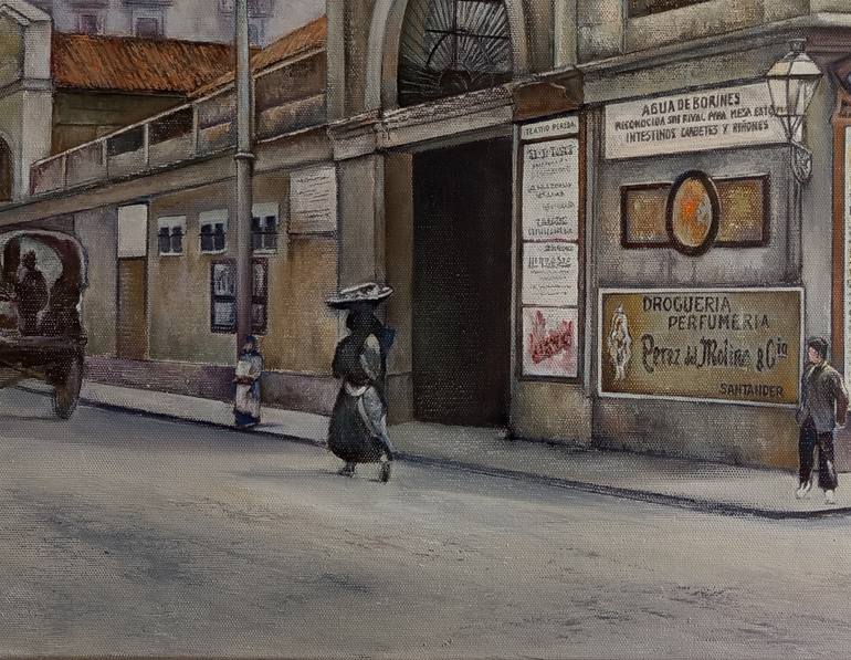 Original Figurative Architecture Painting by Tomas Castano