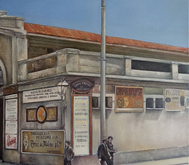 Original Figurative Architecture Painting by Tomas Castano