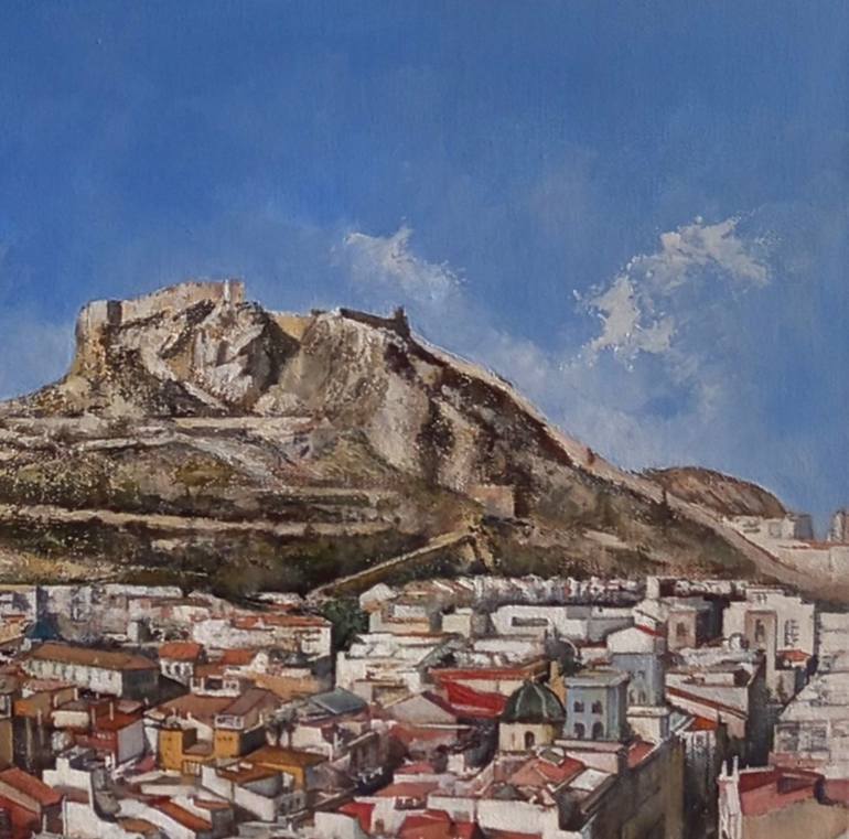 Original Realism Cities Painting by Tomas Castano