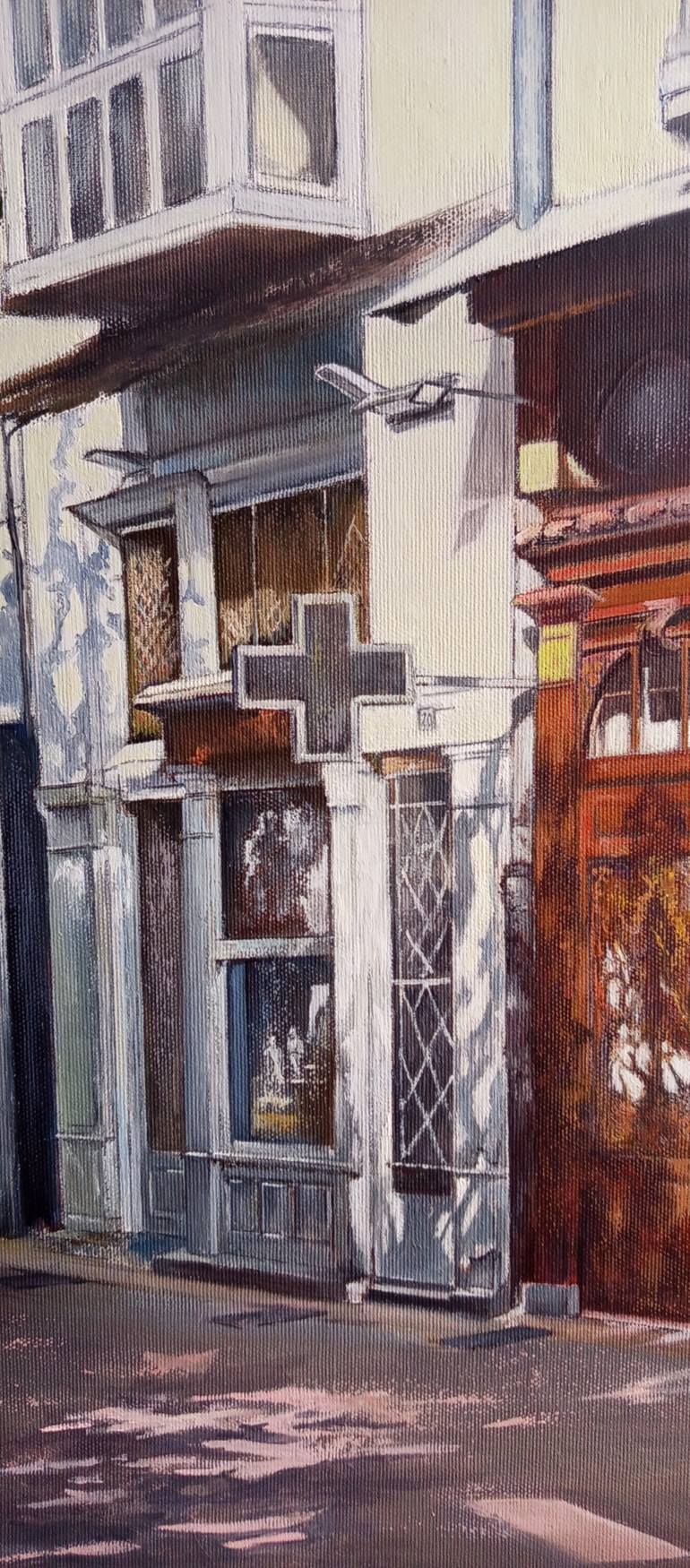 Original Figurative Architecture Painting by Tomas Castano