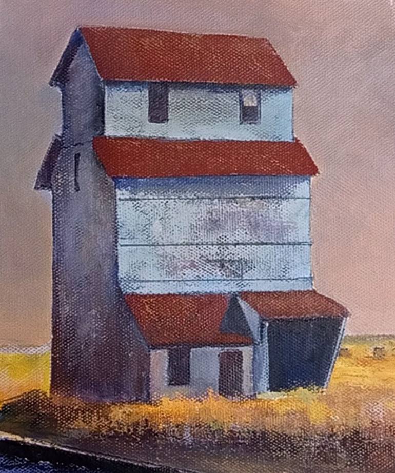 Original Impressionism Architecture Painting by Tomas Castano
