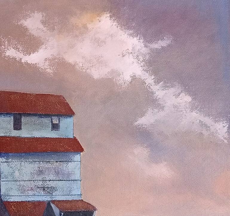 Original Impressionism Architecture Painting by Tomas Castano