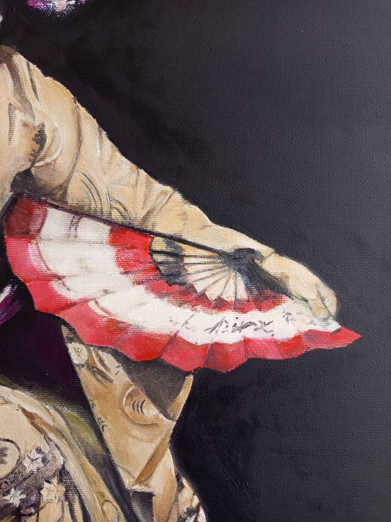 Original Photorealism Women Painting by Tomas Castano