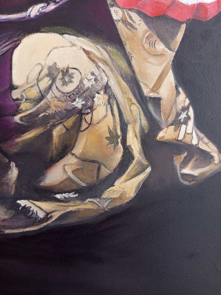 Original Photorealism Women Painting by Tomas Castano