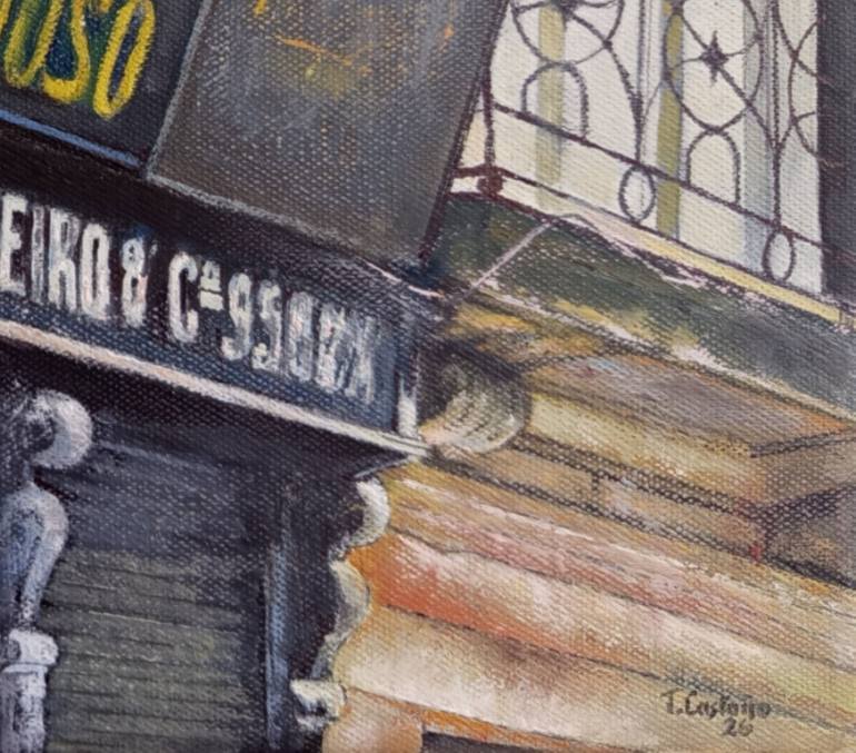 Original Impressionism Architecture Painting by Tomas Castano