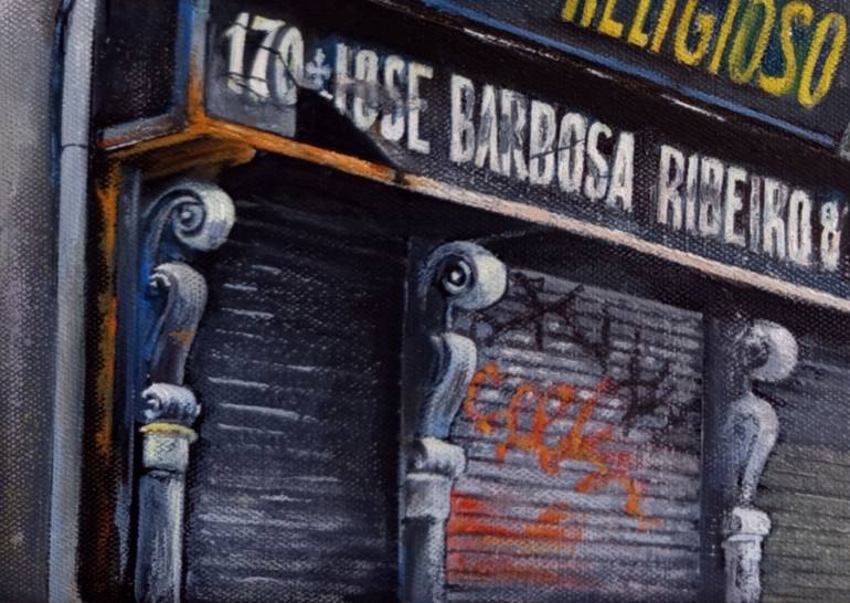 Original Impressionism Architecture Painting by Tomas Castano