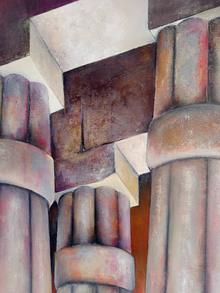 Original Figurative Architecture Painting by Tomas Castano