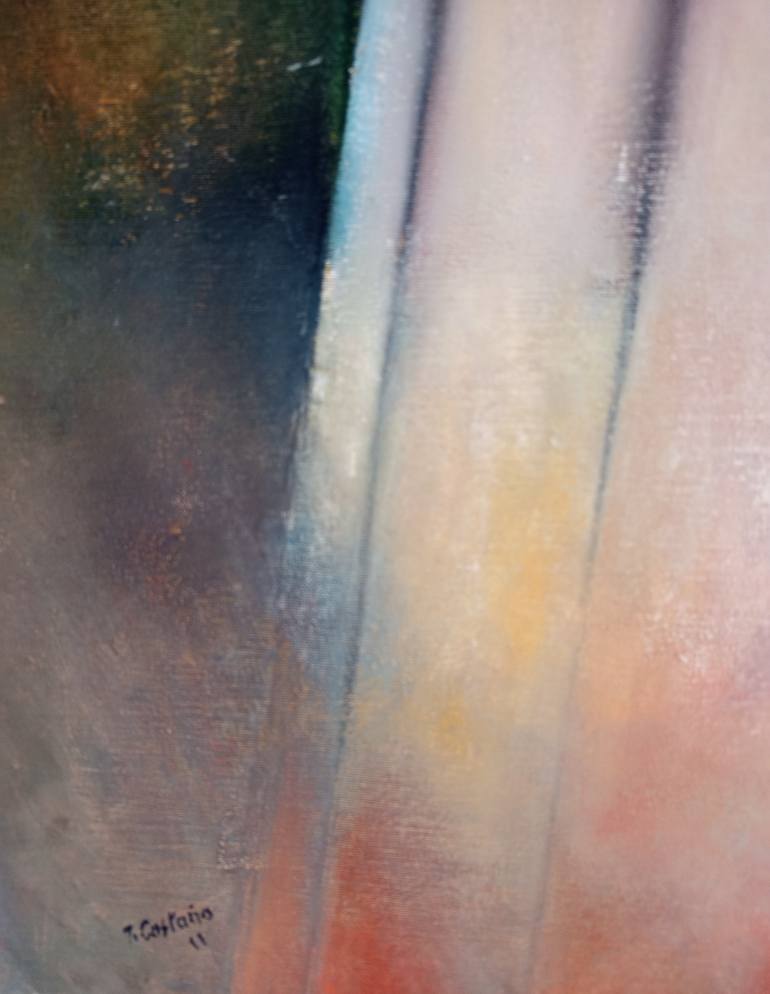 Original Figurative Architecture Painting by Tomas Castano