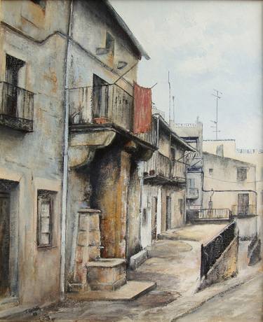 Original Realism Architecture Paintings by Tomas Castano