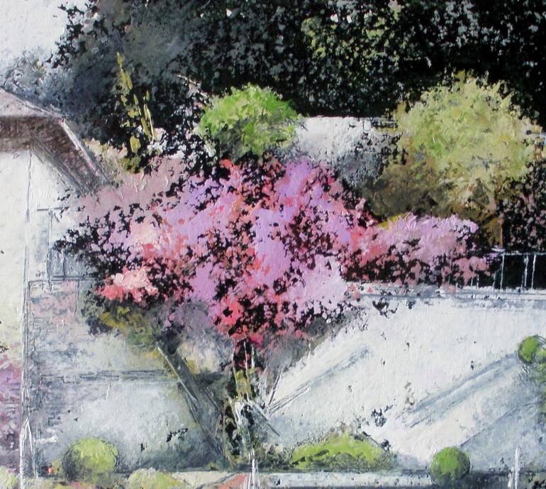 Original Floral Painting by Tomas Castano