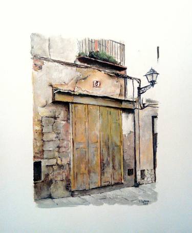 Original Realism Architecture Paintings by Tomas Castano