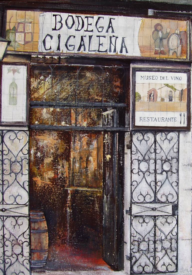 Original Figurative Architecture Painting by Tomas Castano