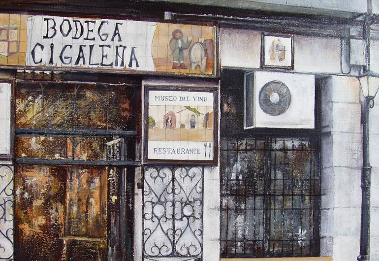 Original Figurative Architecture Painting by Tomas Castano