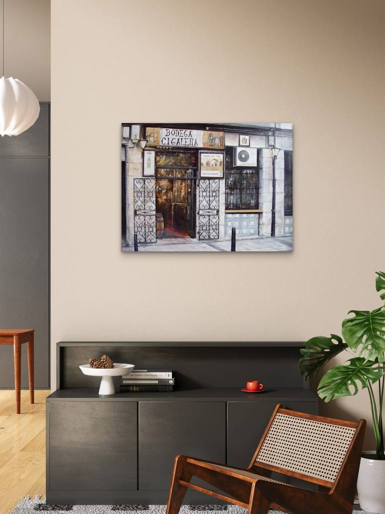 Original Figurative Architecture Painting by Tomas Castano