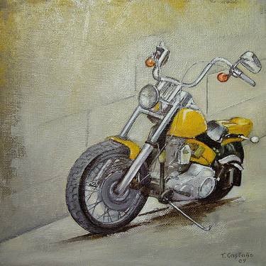 Print of Realism Motorcycle Paintings by Tomas Castano