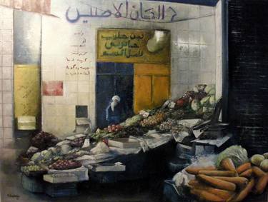 Fruit and vegetable market in Cairo thumb