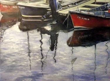 Print of Boat Paintings by Tomas Castano