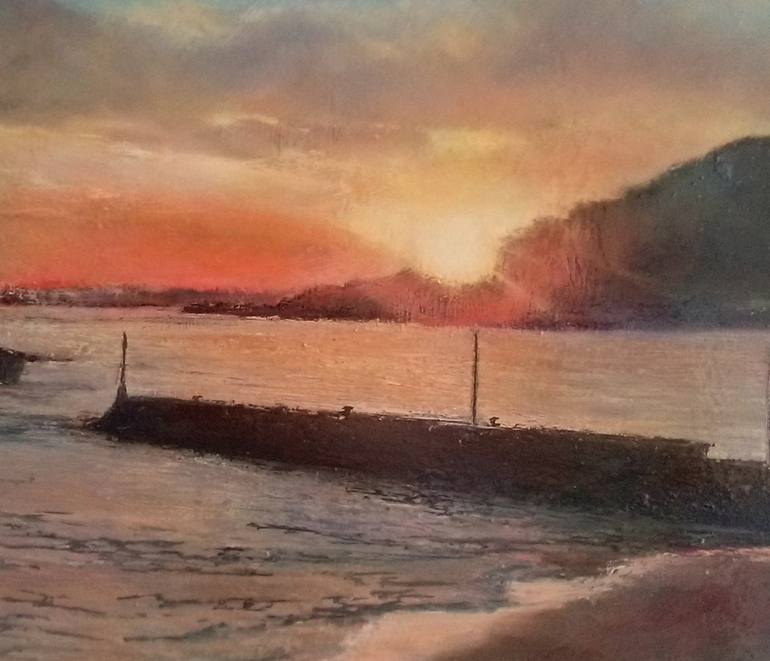 Original Seascape Painting by Tomas Castano