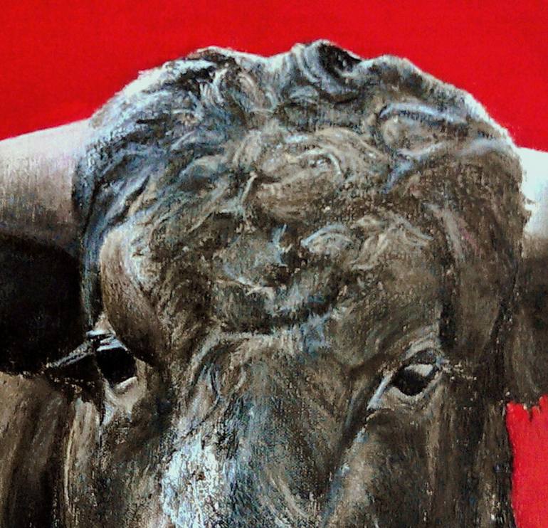 Original Realism Animal Painting by Tomas Castano