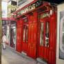 Collection Facades in red of the old Madrid