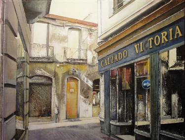 Print of Realism Architecture Paintings by Tomas Castano