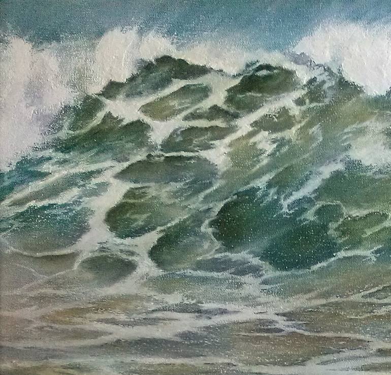 Original Realism Seascape Painting by Tomas Castano