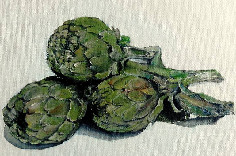 Original Figurative Still Life Painting by Tomas Castano