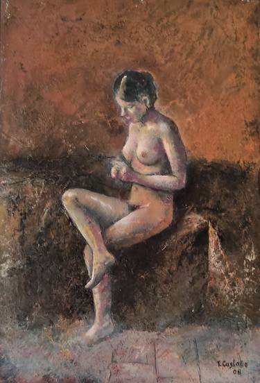 Print of Fine Art Nude Paintings by Tomas Castano